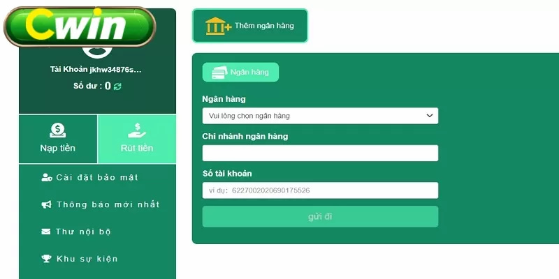 Rút tiền Cwin luôn nhận được những phản hồi tích cực từ người chơi